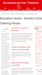 Mobile Screenshot of educationactiontoronto.com