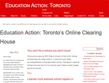 Tablet Screenshot of educationactiontoronto.com